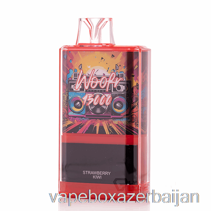 E-Juice Vape WOOFR 15000 Disposable Strawberry Kiwi